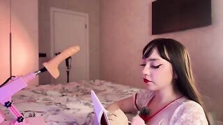 A hot Russian girl, inspired by Florabliss, experiments with a device in this exclusive XXX video