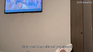 A hot MILF is having passionate sex in front of her son-in-law