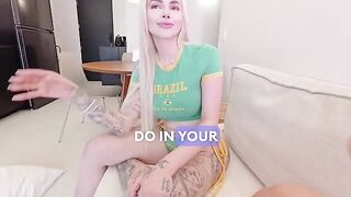 A beautiful interview with a busty Latina who squirts, shot in POV