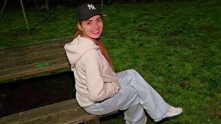 A girl was fucked by a stranger in the car