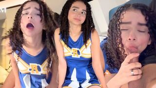 A cute petite girl had her first experience and loved it