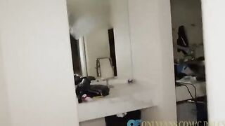 Two Asian girls shared a big dick in a passionate threesome