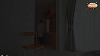 The girl was caught and reprimanded for being too loud during sex