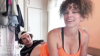 A woman with a big ass has no shame in front of her son