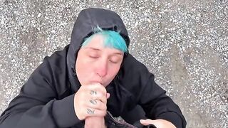 I had to lick the cock because of longing