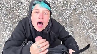 I had to lick the cock because of longing
