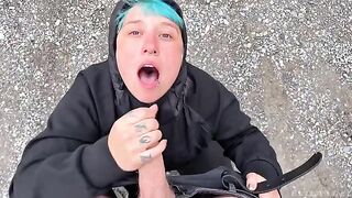 I had to lick the cock because of longing