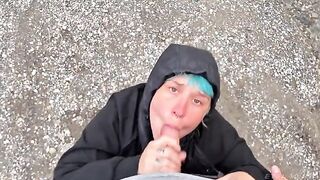 I had to lick the cock because of longing
