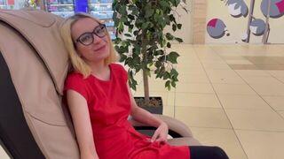 A beautiful girl got fucked hard in a public toilet for money