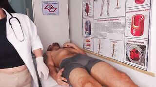 The doctor checks the patient’s progress more closely
