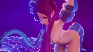 Genshin Impact - Mona's Christmas Gift (Uncensored Hentai 4K R-18)