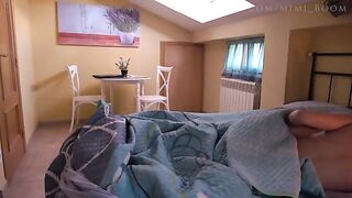 Mimi Boom wakes her guy up with a gentle morning touch