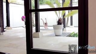 A beautiful woman has sex with me in a luxury resort in a tropical country