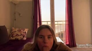 Her tight pussy made me cum very quickly, just like in those raw, real couple homemade scenes