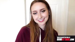 Petite teen Laney Grey loves monster cock, showcasing her trimmed pussy in intense action