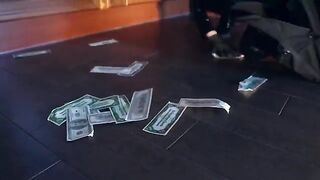 A hot woman is fucking with a man who came to her house for a robbery