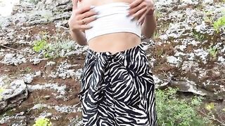 A stranger will help the petite brunette find her way for sure