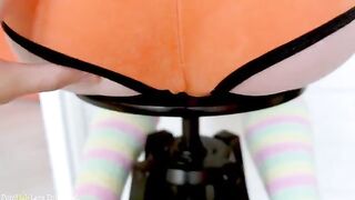Cute step sis Lana fucks with her big step bro’s cock