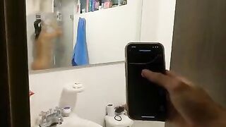 Martina Smith did the try not to squirt in public challenge with her powerful vibrator