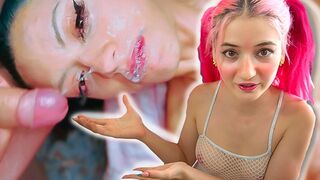 Petite TikTok thot reacts to the hottest Argentinian porn with wild enthusiasm