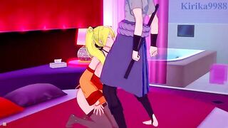 Naruko Uzumaki brought Sasuke Uchiha to a love hotel room