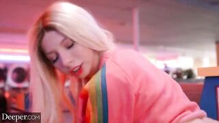 The pretty little cheater Kenzie has secret sex in public places
