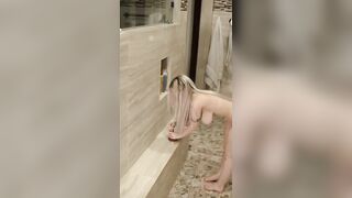 I cum in the shower after using my sex machine on Onlyfans